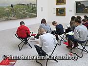 Interaktive Kinderführung in der Ausstellung des Museums