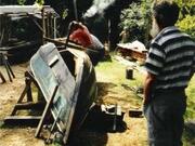 Holzbootfreunde Fischland e.V. - Neue Planken einsetzen an einem Heuer