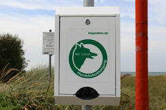 Für Herrchen mit Hund: Hundekotbeutel-Station