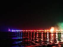 Lichtertanz der Elemente - Seebrücke Zingst