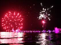Lichtertanz der Elemente - Seebrücke Zingst
