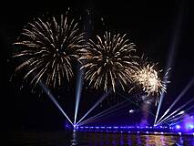 Lichtertanz der Elemente - Seebrücke Zingst