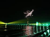 Lichtertanz der Elemente - Seebrücke Zingst