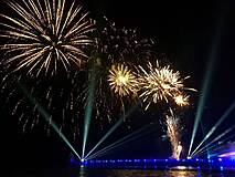 Lichtertanz der Elemente - Seebrücke Zingst