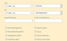 Ferienwohnung, Ferienhaus, Zimmer suchen - finden - buchen